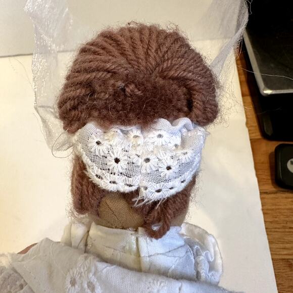 Powell Craft England Bride Cloth Rag Doll Bridal Wedding Veil - Picture 7 of 11